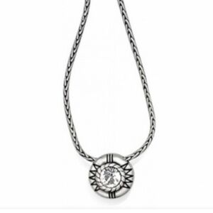 Brighton Silver Fortino Reversible Pendant Necklace